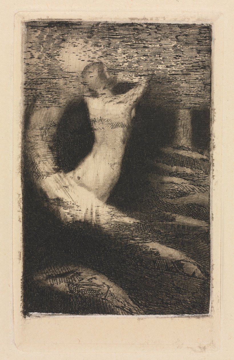 Passage einer Seele, 1891 gedruckt 1920 von Odilon Redon