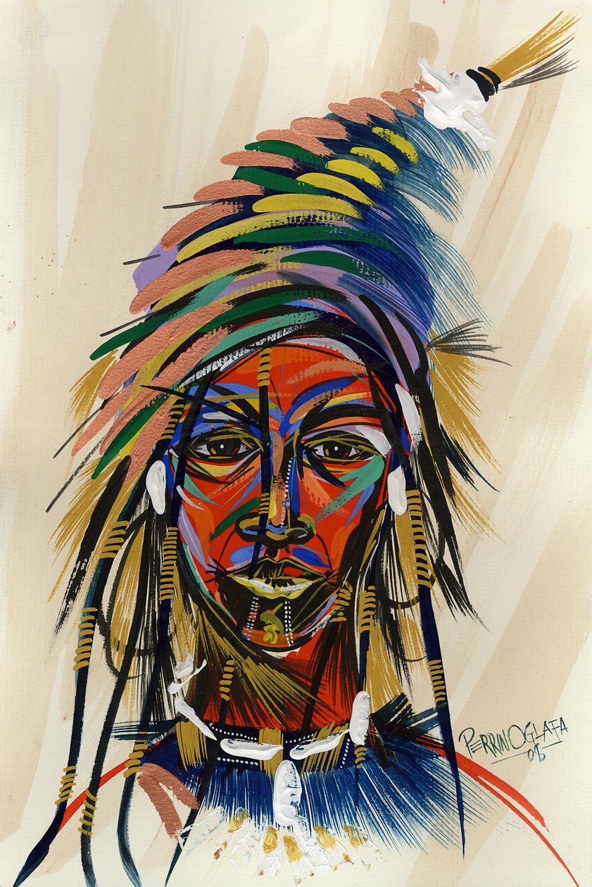 Bin ich ein Aborigine 1, 2008 von Oglafa Ebitari Perrin