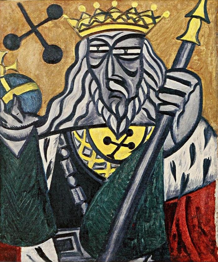 König der Keulen von Olga Rozanova