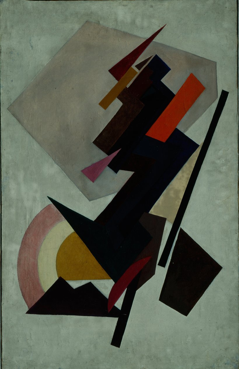 Abstrakte Komposition. Suprematismus, 1910er Jahre von Olga Rozanova