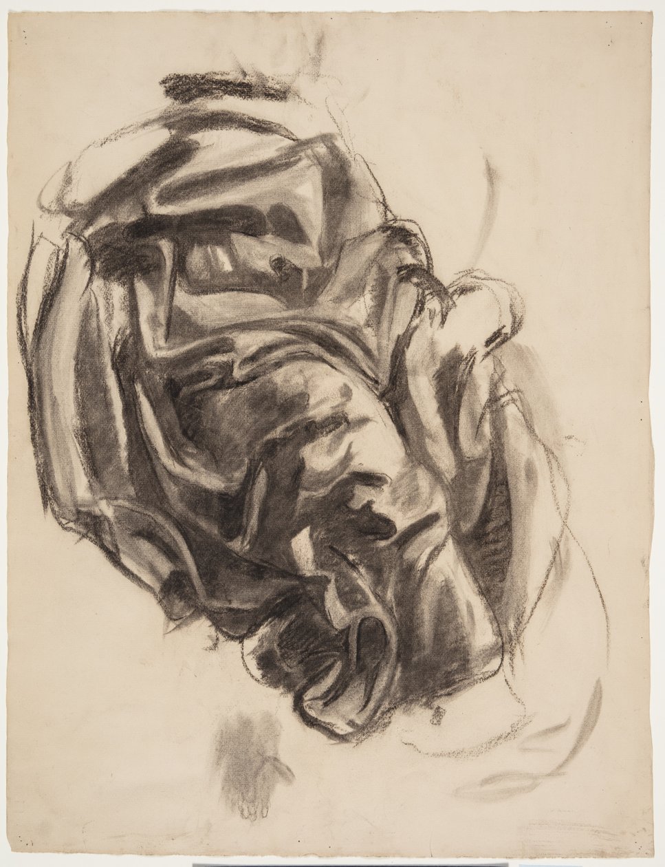 Draperiestudie von Oluf Hartmann