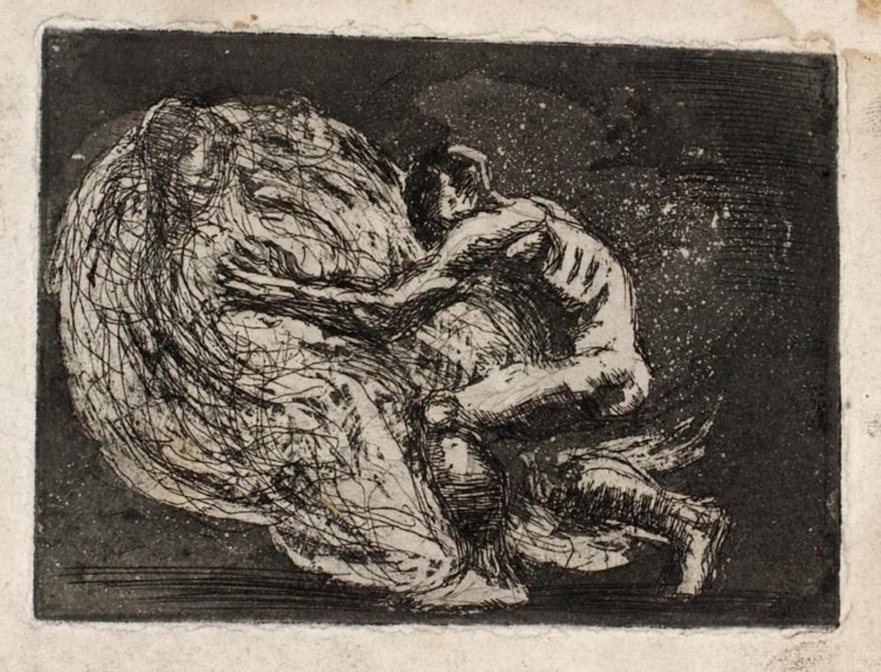 Ixion umarmt die Wolke von Oluf Hartmann