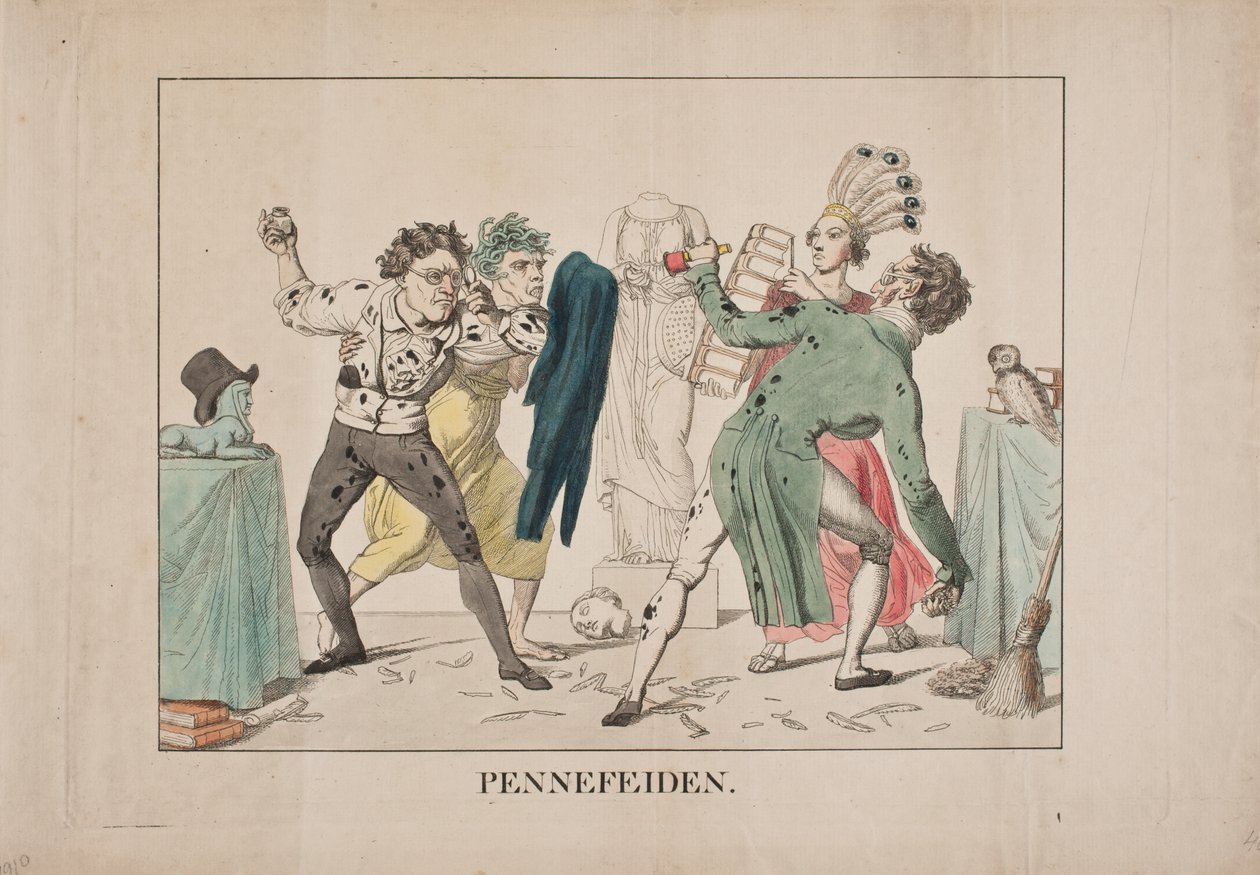 "Pennefejden" von Oluf Olufsen Bagge