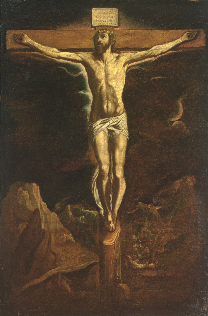 Christus am Kreuz, 1600 von Orazio Borgianni