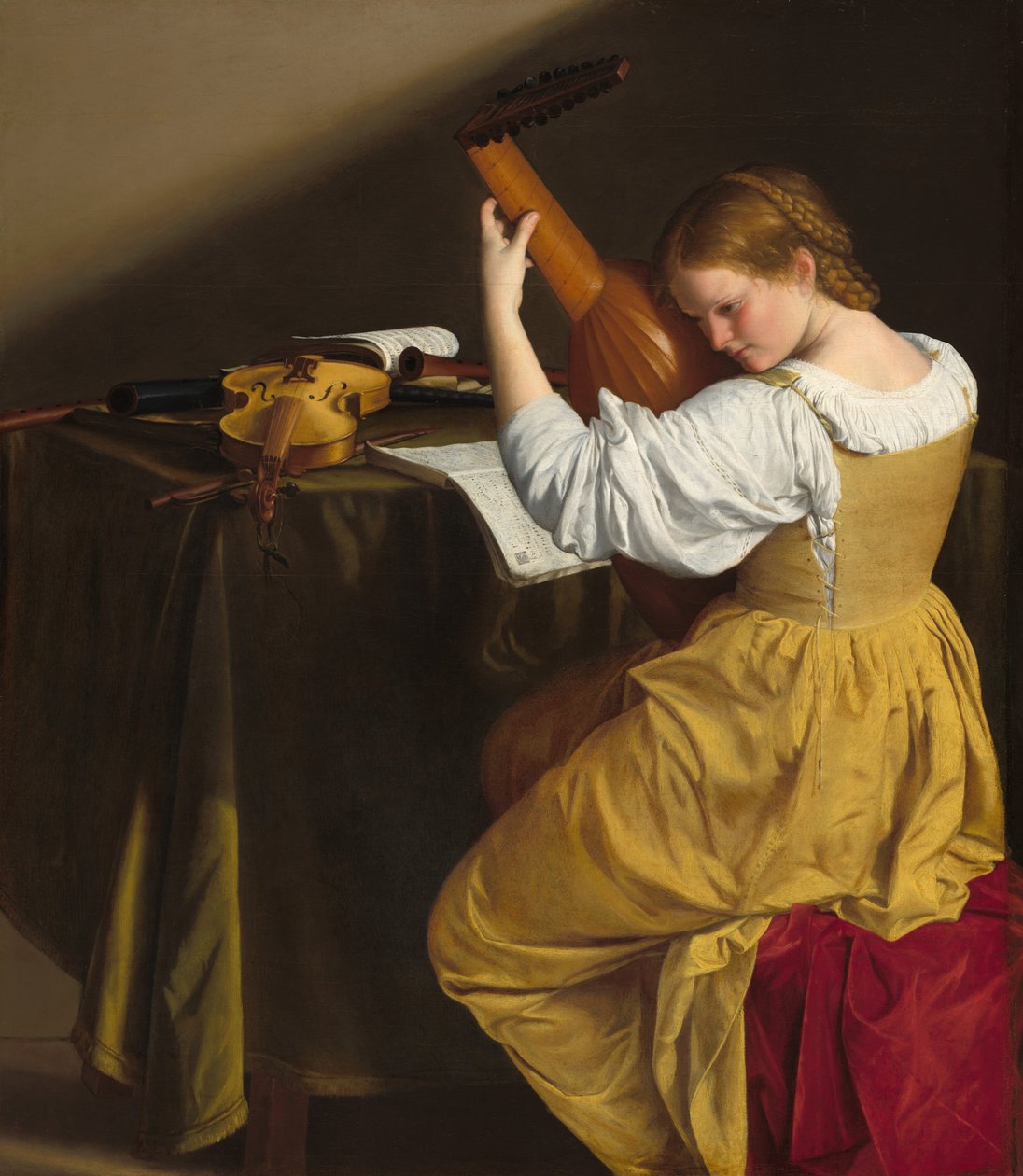 Der Lautenspieler von Orazio Gentileschi