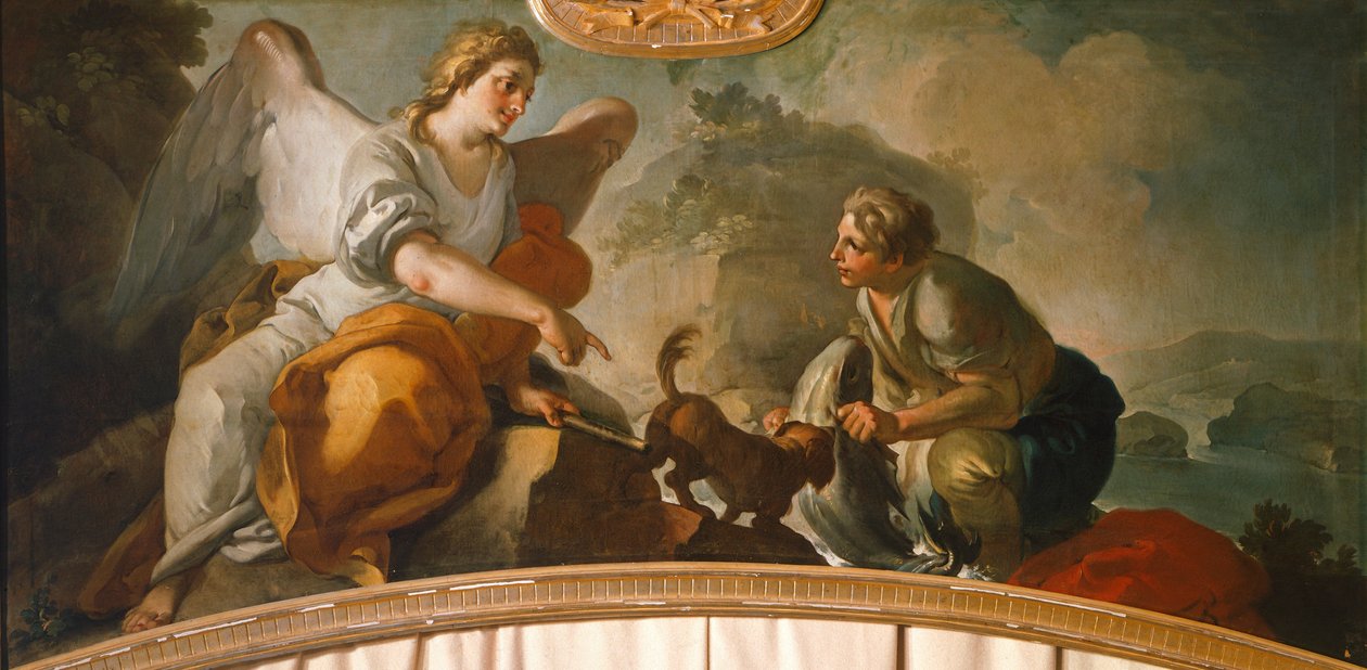 Tobias und der Engel von Oronzo Tiso