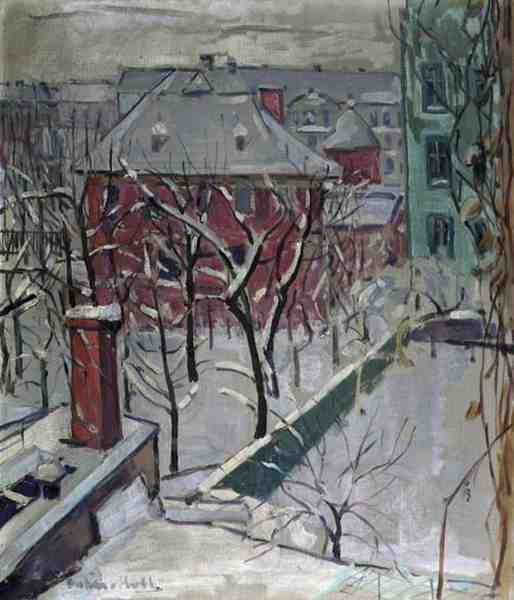 Winterlandschaft von Oskar Moll