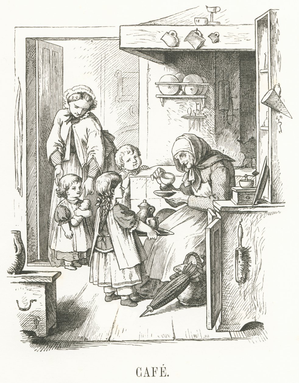 Café von Oskar Pletsch