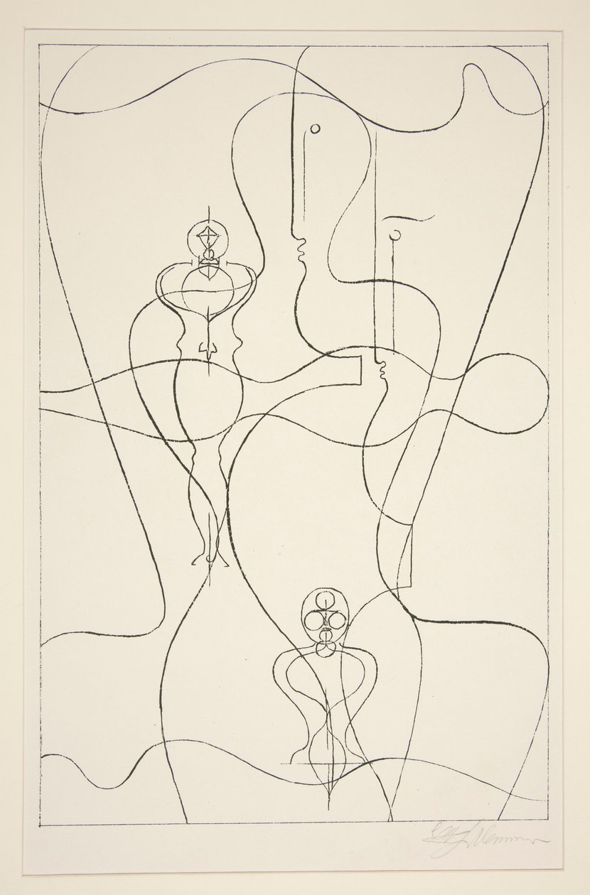 Abstraktion von Oskar Schlemmer