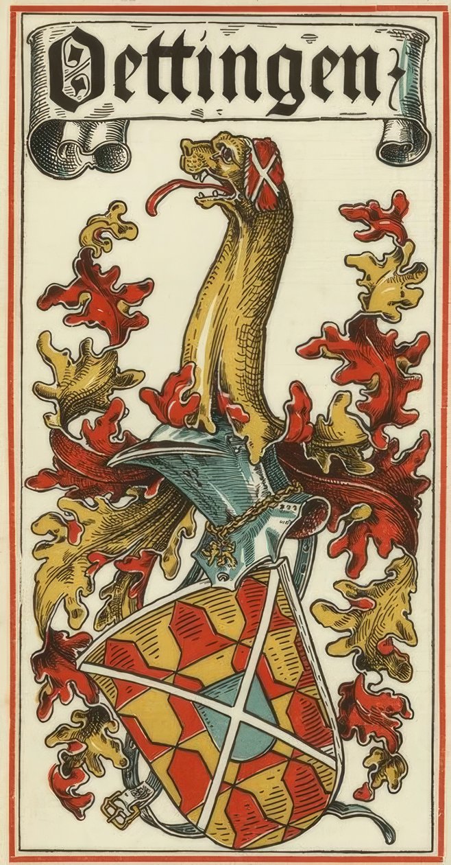 Die Stammwappen der deutschen Fürstenhäuser: Öttingen von Otto Hupp