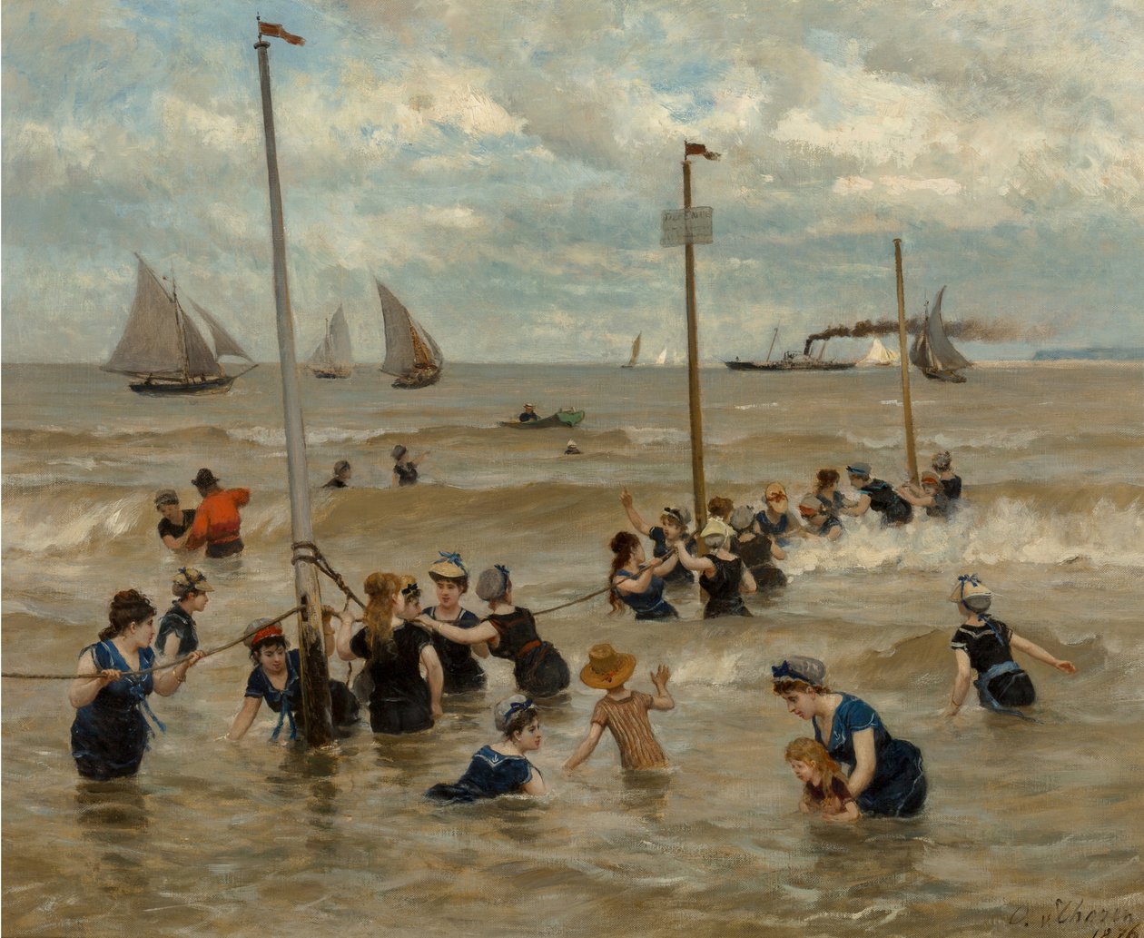 Baden am Meer, 1876 von Otto von Thoren