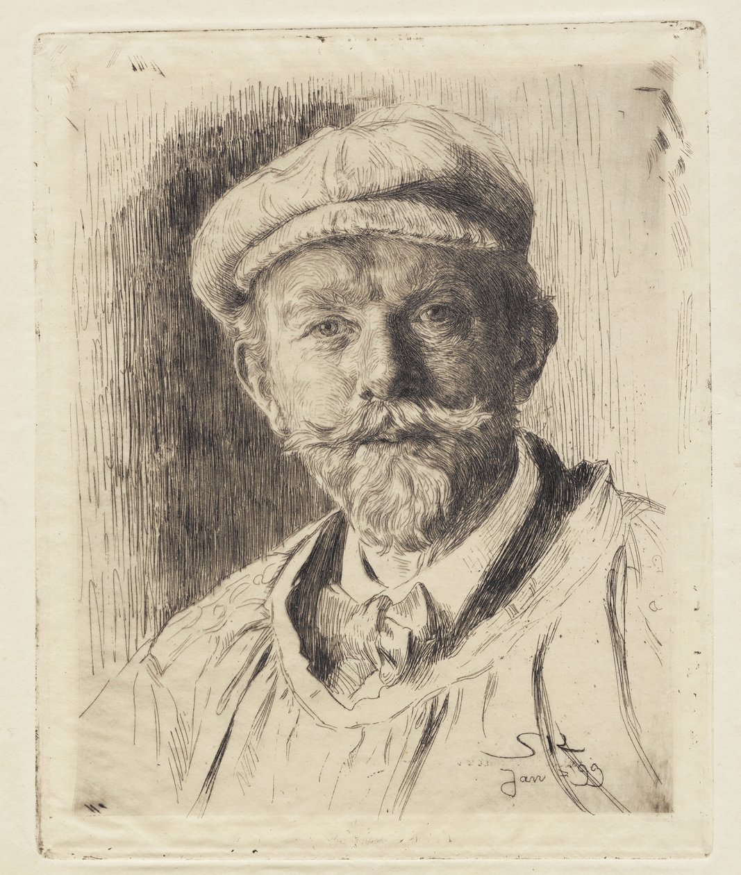 Selbstporträt von Peder Severin Krøyer