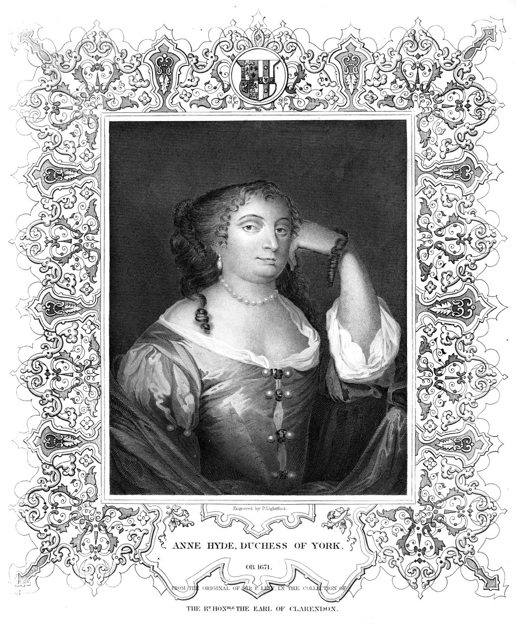 Anne Hyde, Herzogin von York von P. Lightfoot