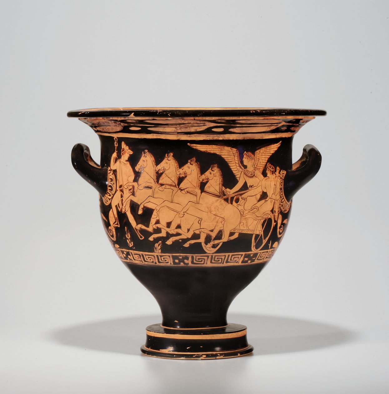 Attischer rotfiguriger Glockenkrater, ca. 390-370 v. Chr. von Painter of London F64