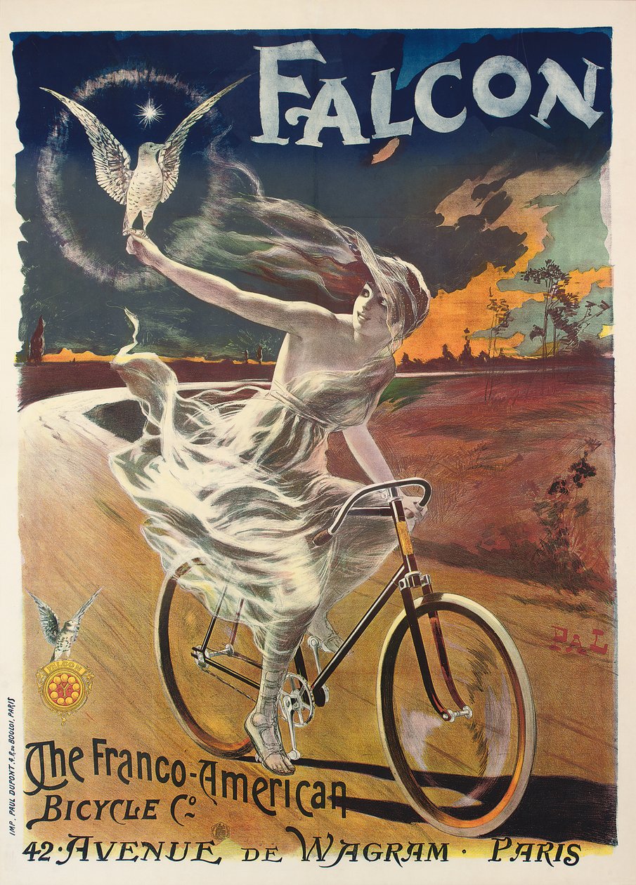 Werbeplakat für Falcon-Fahrräder, ca. 1894 von Pal