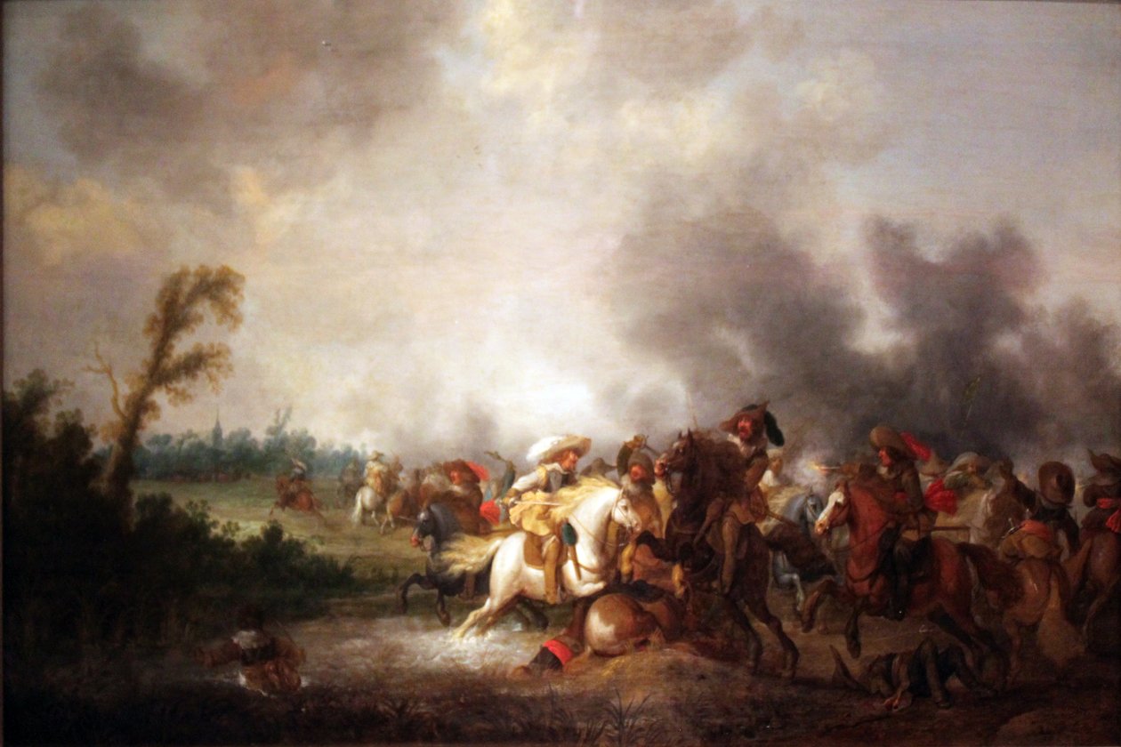 Reitergefecht von Anthonie Palamedesz