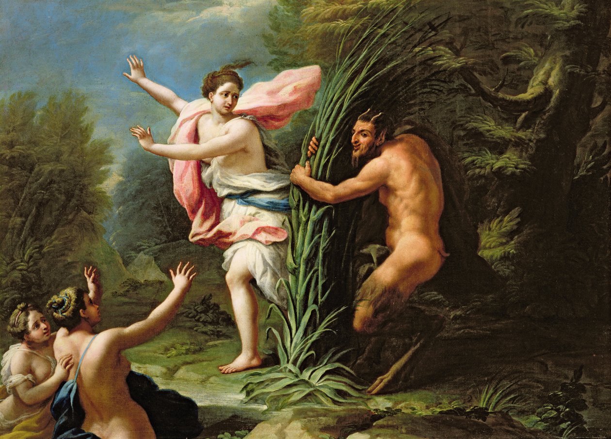 Pan und Syrinx von Paolo di Matteis