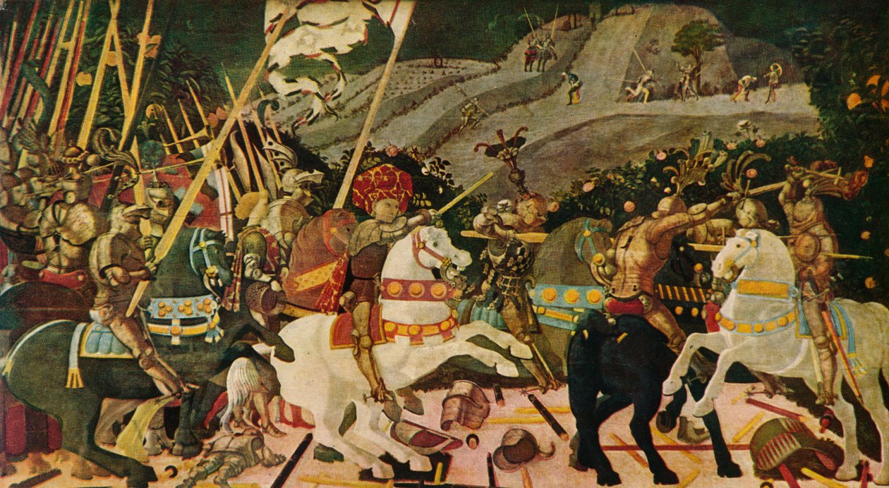 Die Schlacht von San Romano, um 1438, 1909 von Paolo Uccello