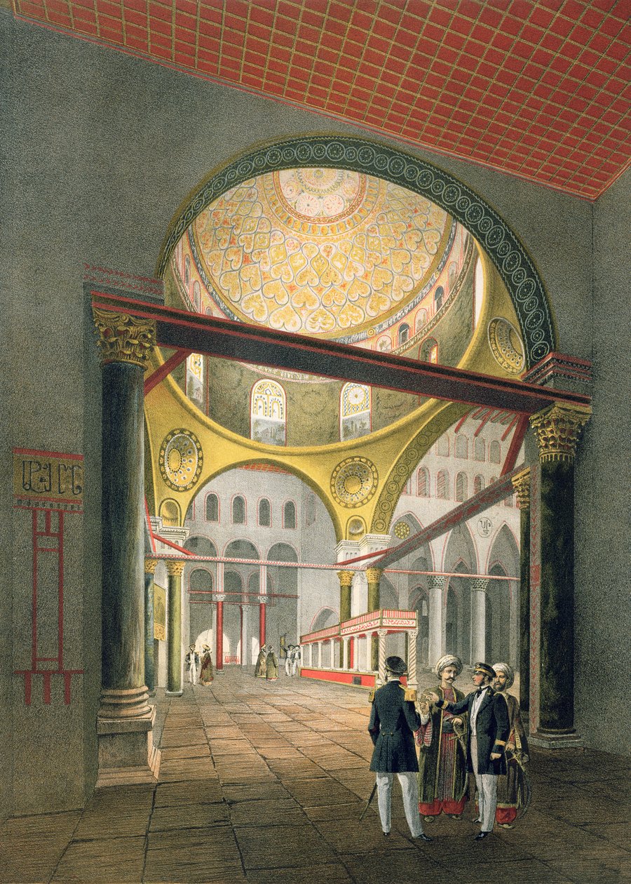 Die Moschee El Aksa, aus 