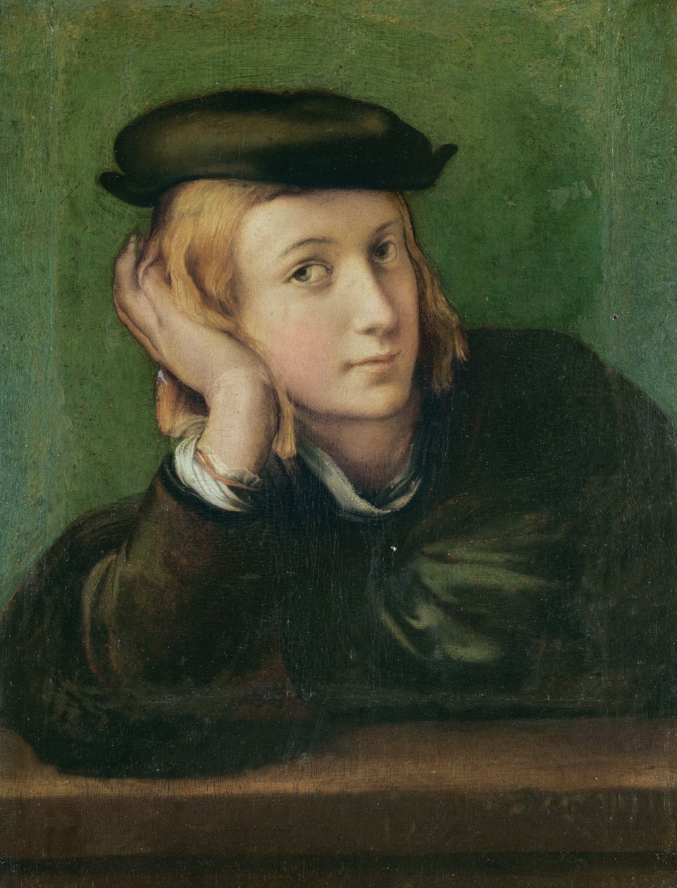 Porträt eines jungen Mannes (ehemals als Selbstporträt von Raphael angesehen) von Parmigianino