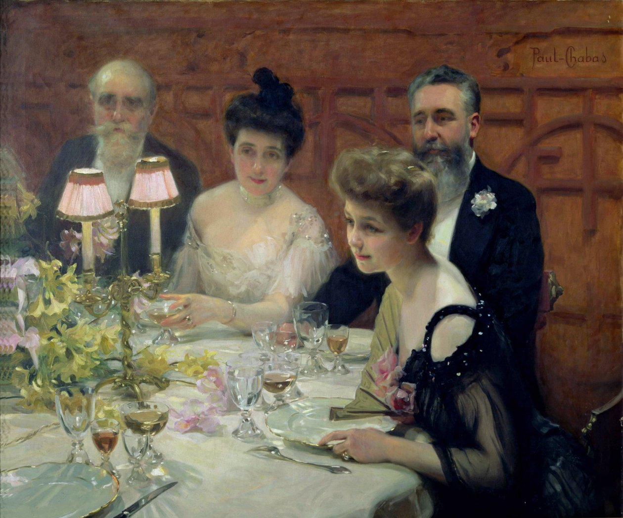 Die Ecke des Tisches, 1904 von Paul Emile Chabas