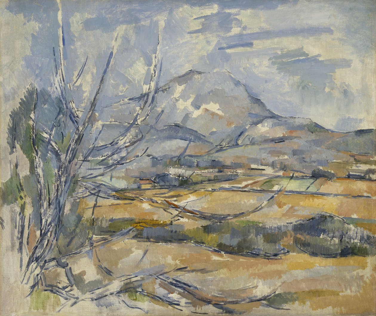 Montagne Sainte-Victoire von Paul Cézanne