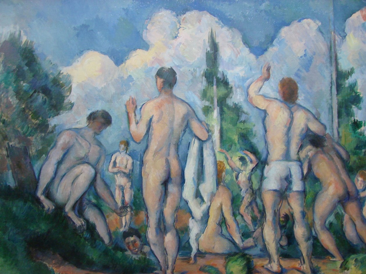 Ausgestelltes Gemälde von Paul Cézanne