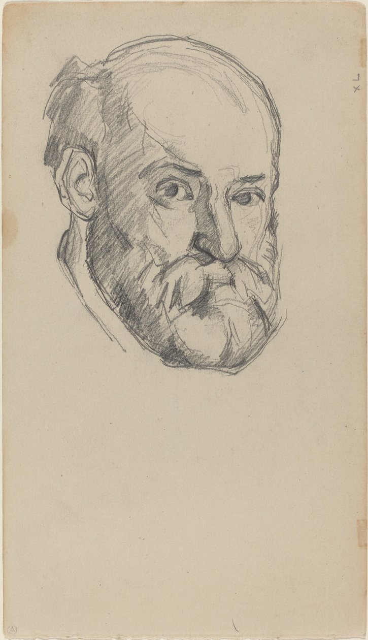 Selbstporträt, ca. 1880-2 von Paul Cézanne