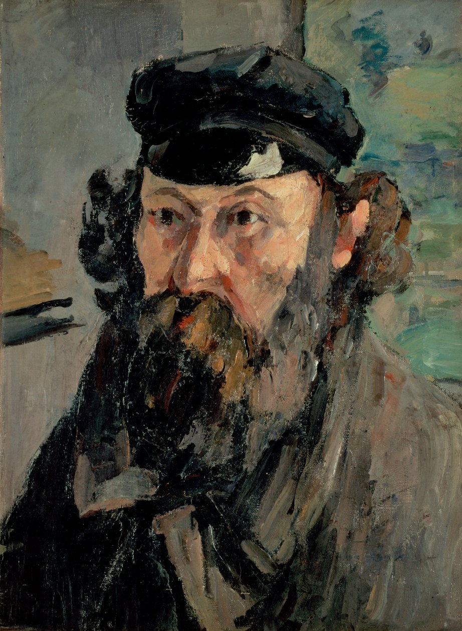 Selbstporträt mit Mütze von Paul Cézanne