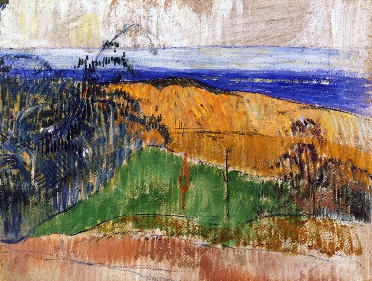 Strand bei Bellangenay, 1889 von Paul Gauguin