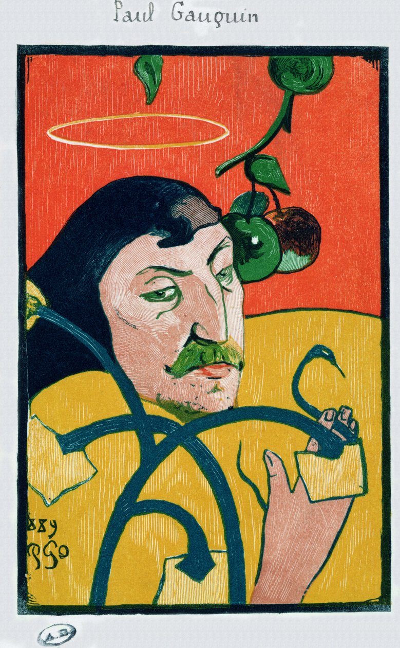 Selbstporträt, 1889 von Paul Gauguin