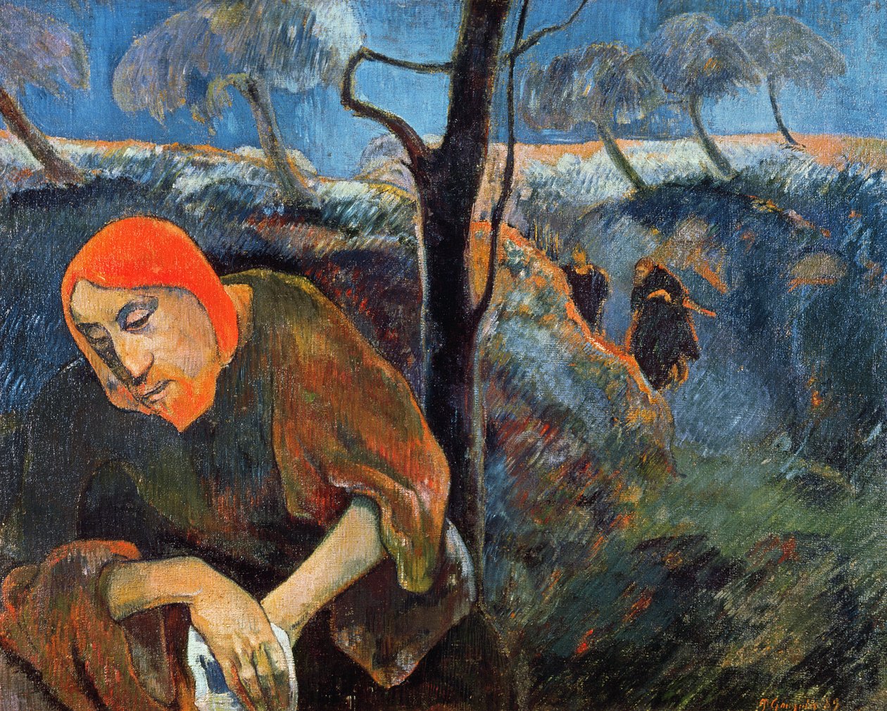 Die Agonie im Garten Gethsemane, 1889 von Paul Gauguin