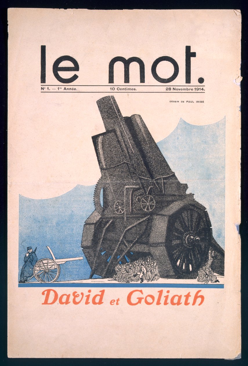 David und Goliath, Titelseite von 