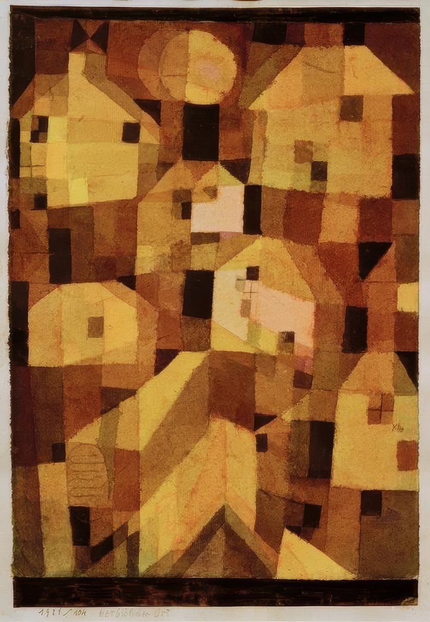 Herbstlicher Ort von Paul Klee