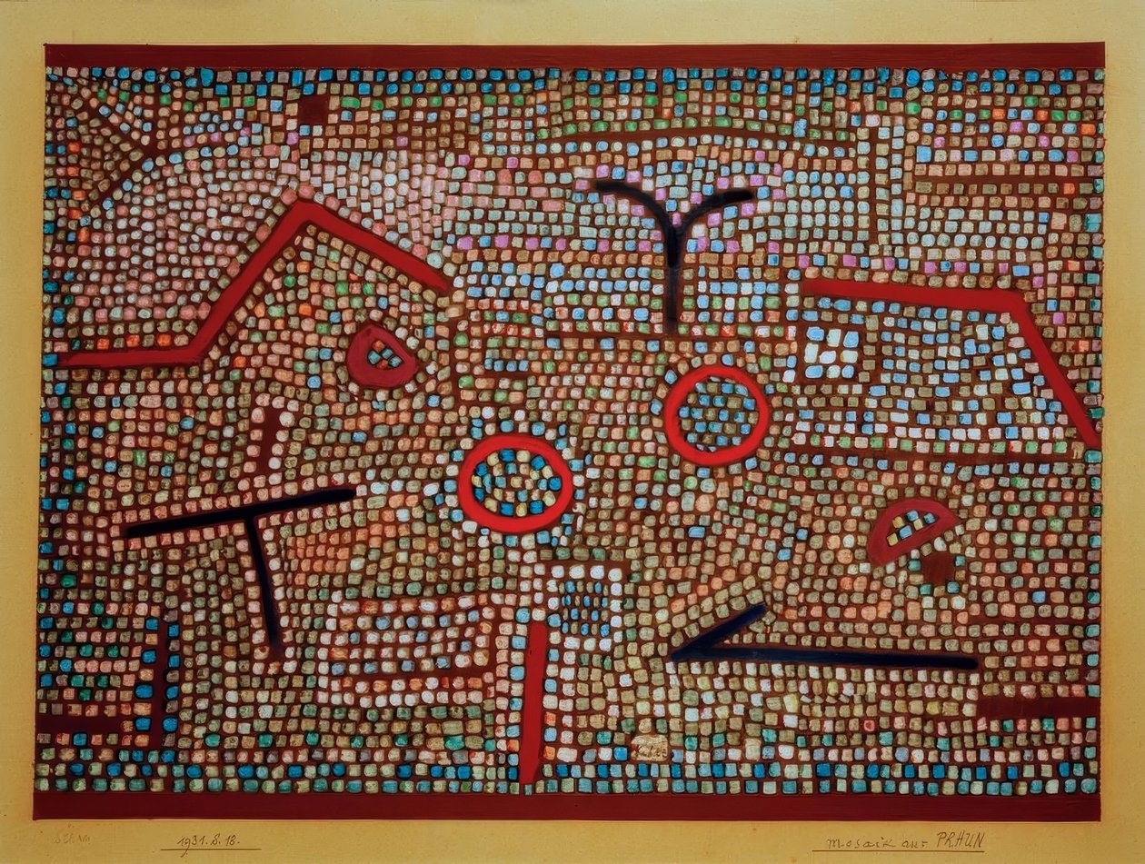 Mosaik aus Prhun von Paul Klee
