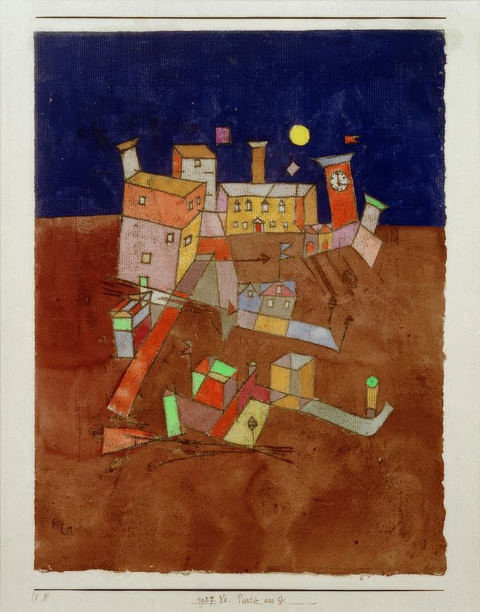 Partie aus G. von Paul Klee