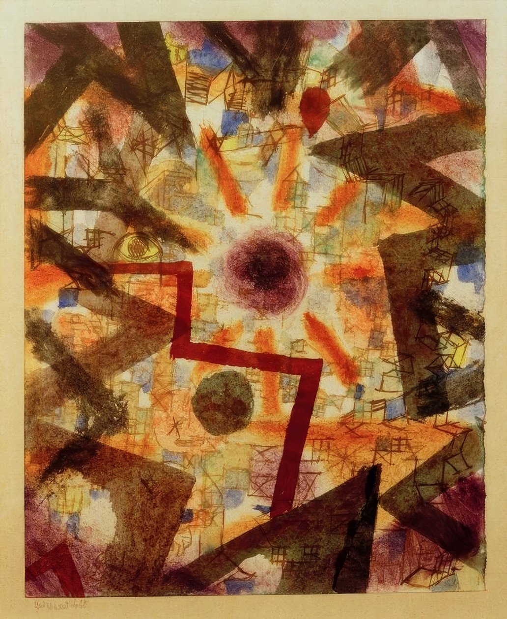 Und es ward Licht von Paul Klee