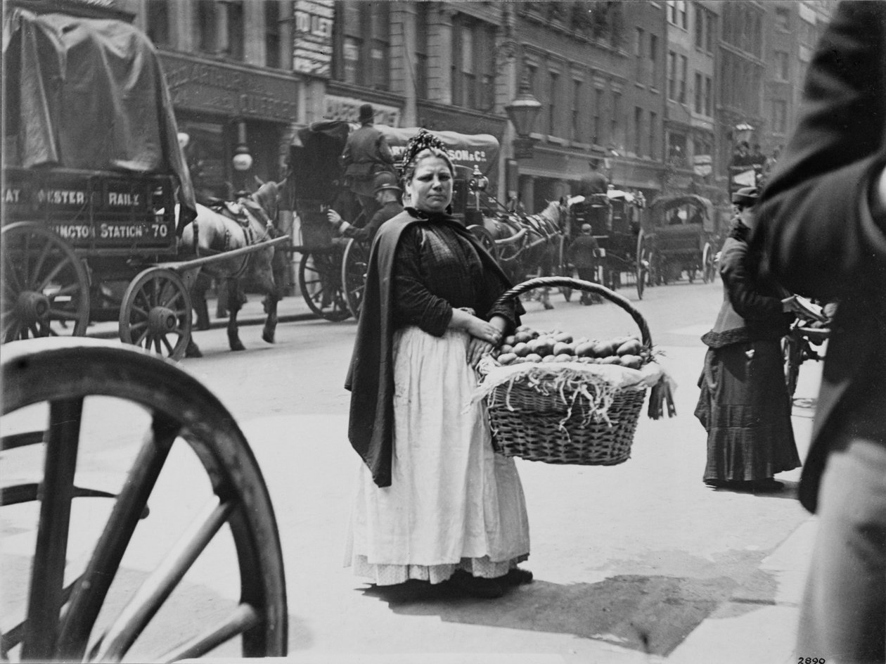 Eine Kartoffelverkäuferin in London von Paul Martin