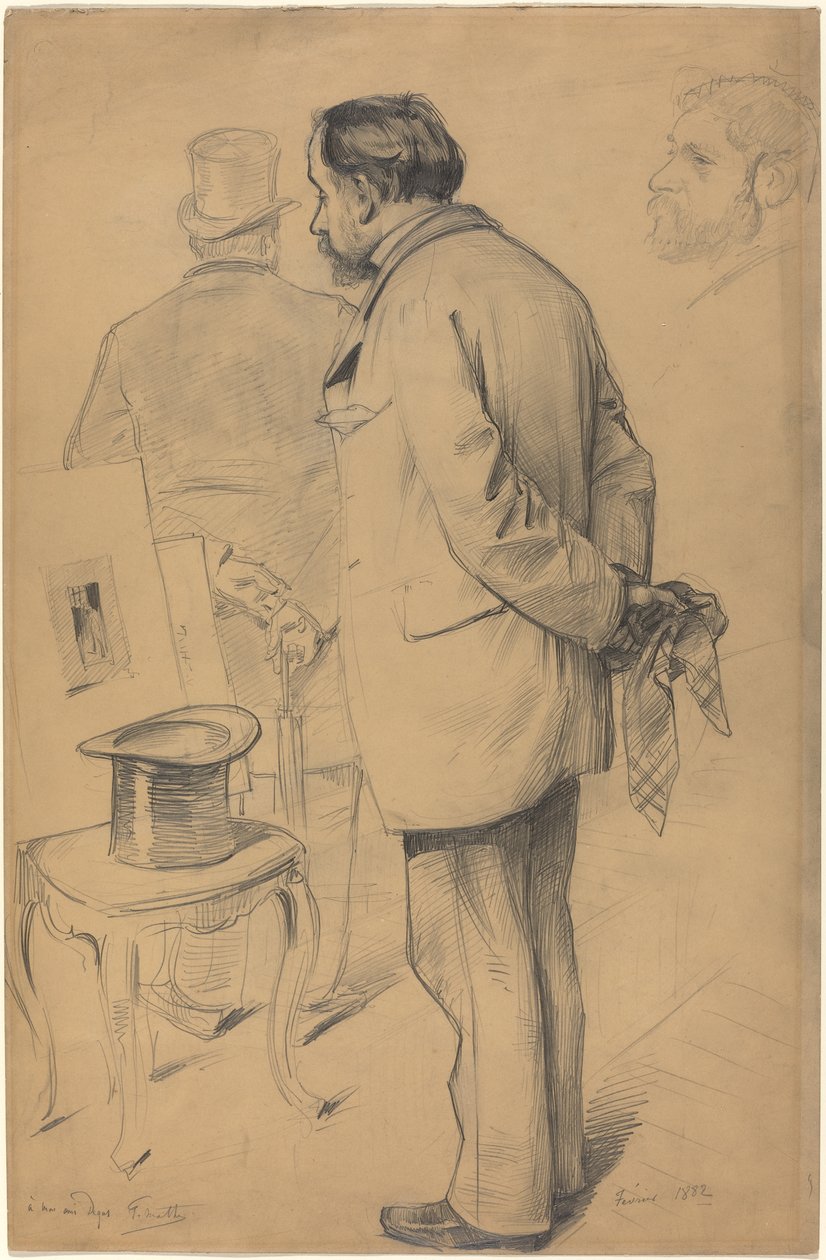 Edgar Degas, 1882 von Paul Mathey