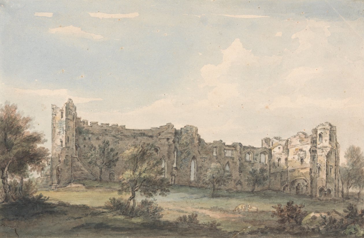 Ruinen von Newark Castle von Paul Sandby