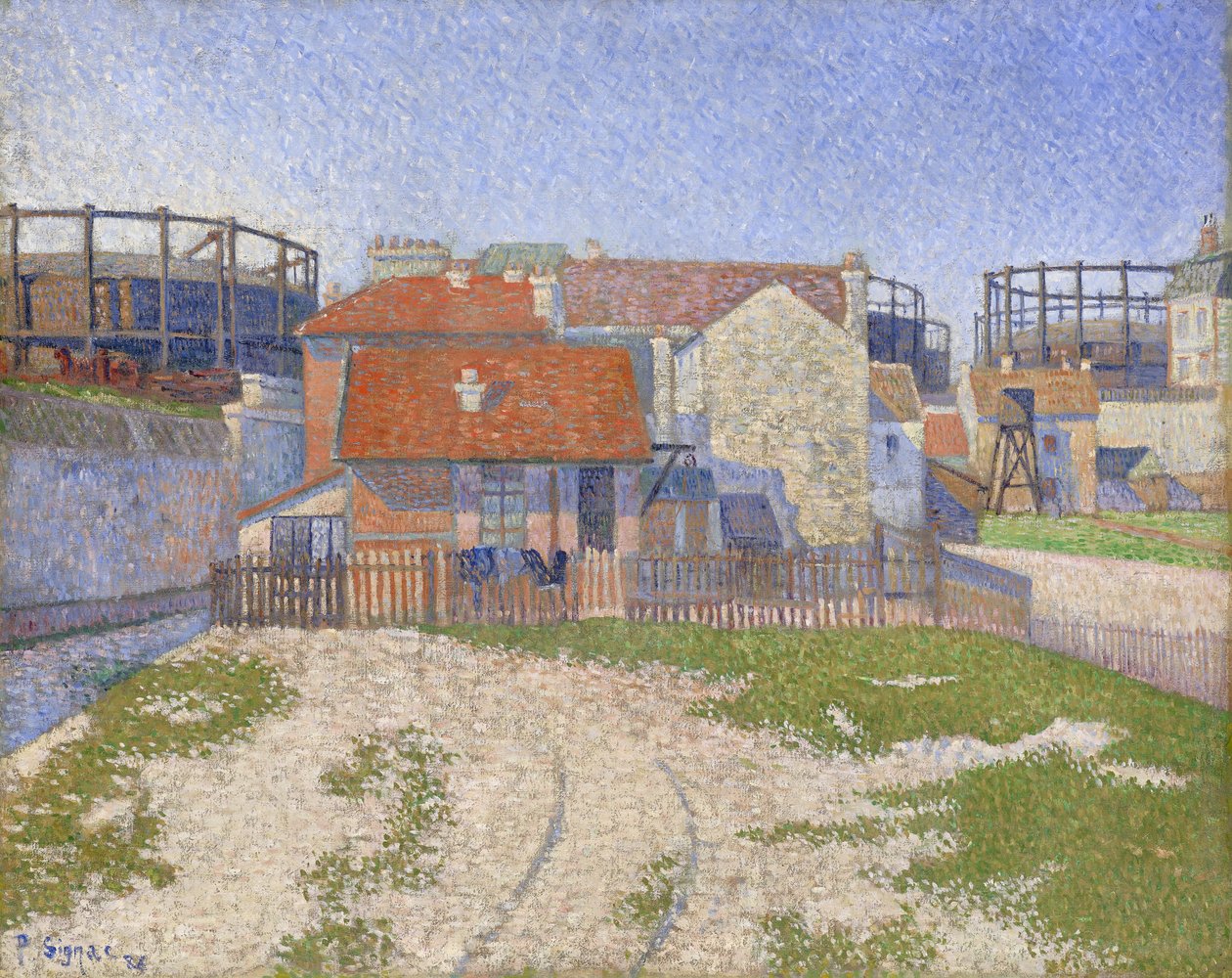 Gasometer in Clichy von Paul Signac
