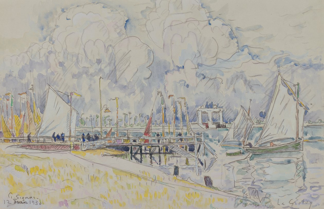 Le Crotoy, 1930 von Paul Signac