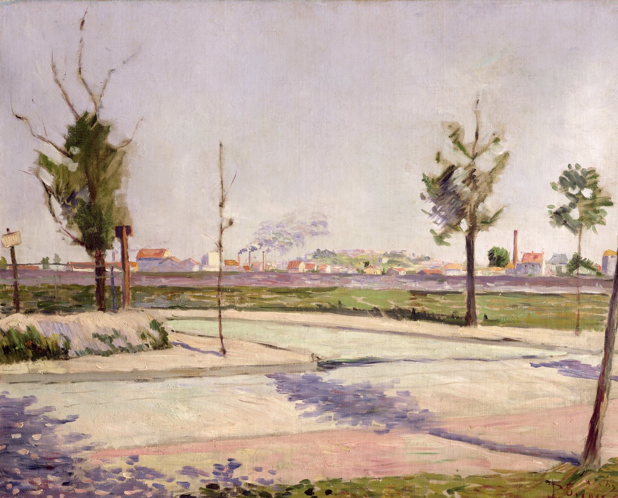 Die Straße nach Gennevilliers, 1883 von Paul Signac