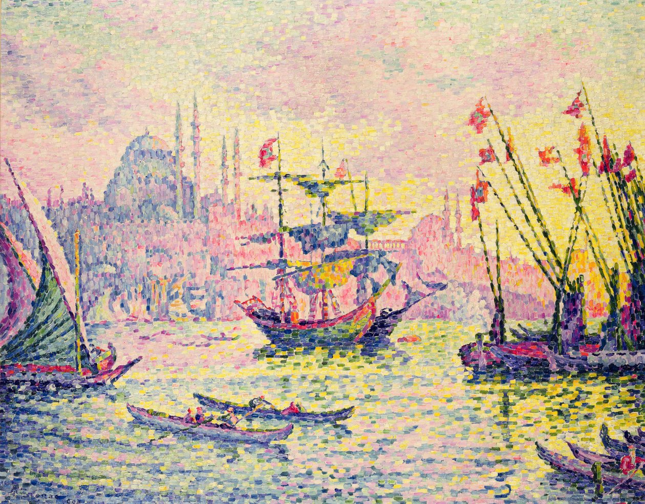Ansicht von Konstantinopel, 1907 von Paul Signac