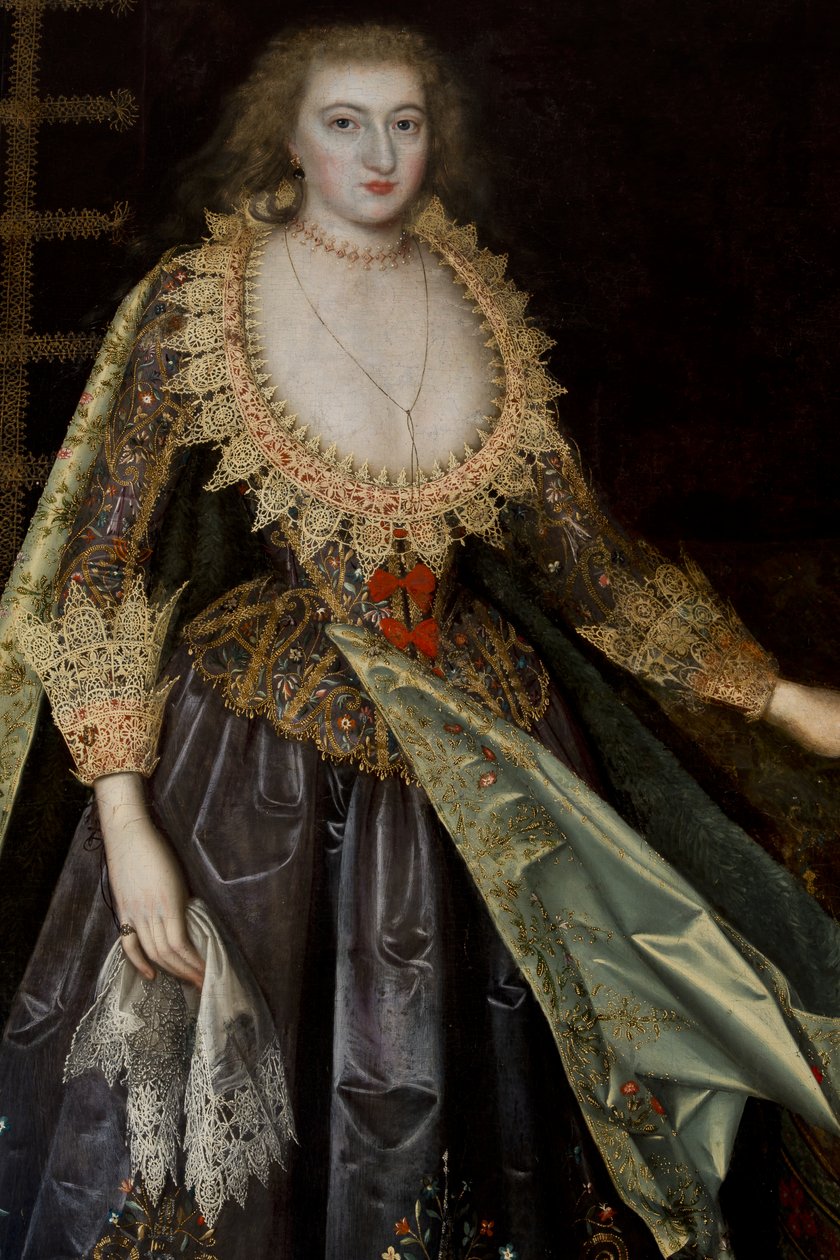 Lady genannt Margaret Stuart, Gräfin von Nottingham, um 1620 von Paul van attr.to Somer