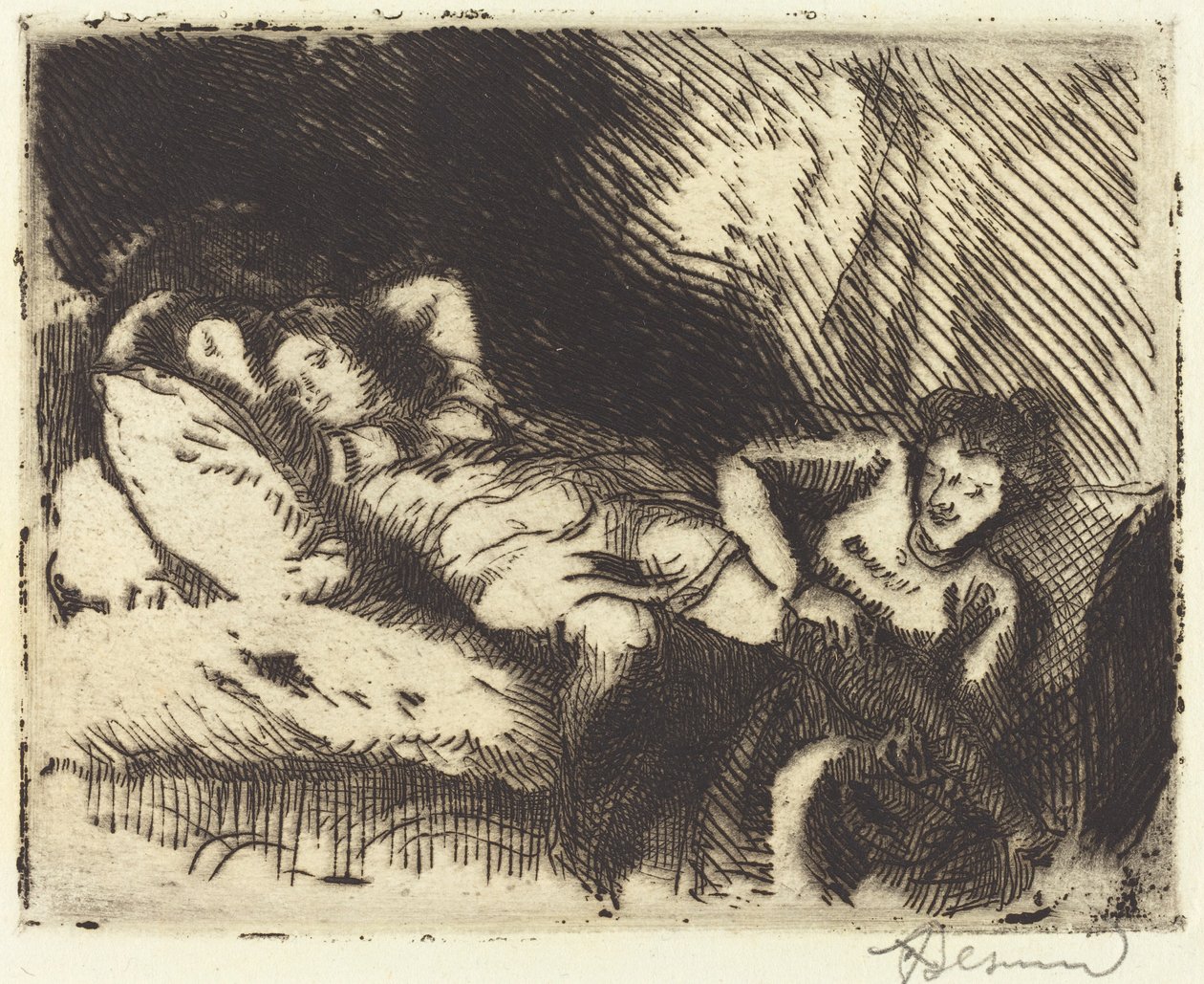 Zu Bett gehen von Paul Albert Besnard