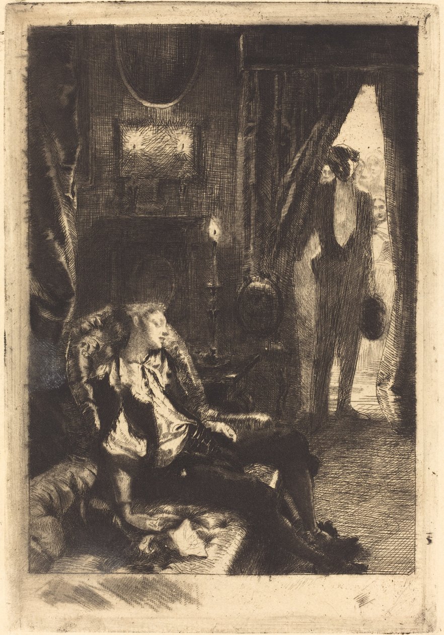 Iza schläft von Paul Albert Besnard
