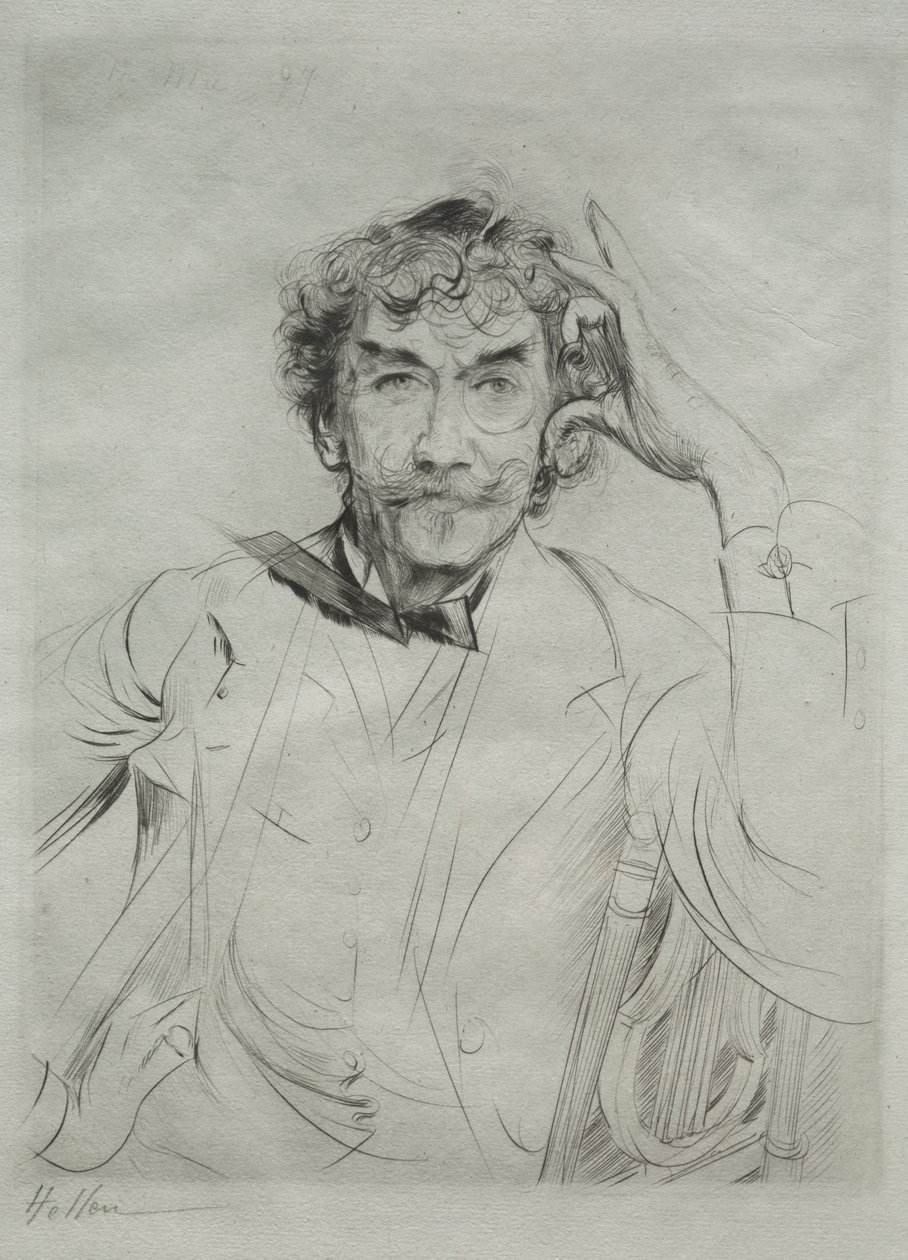 James MacNeill Whistler von Paul Cesar Helleu