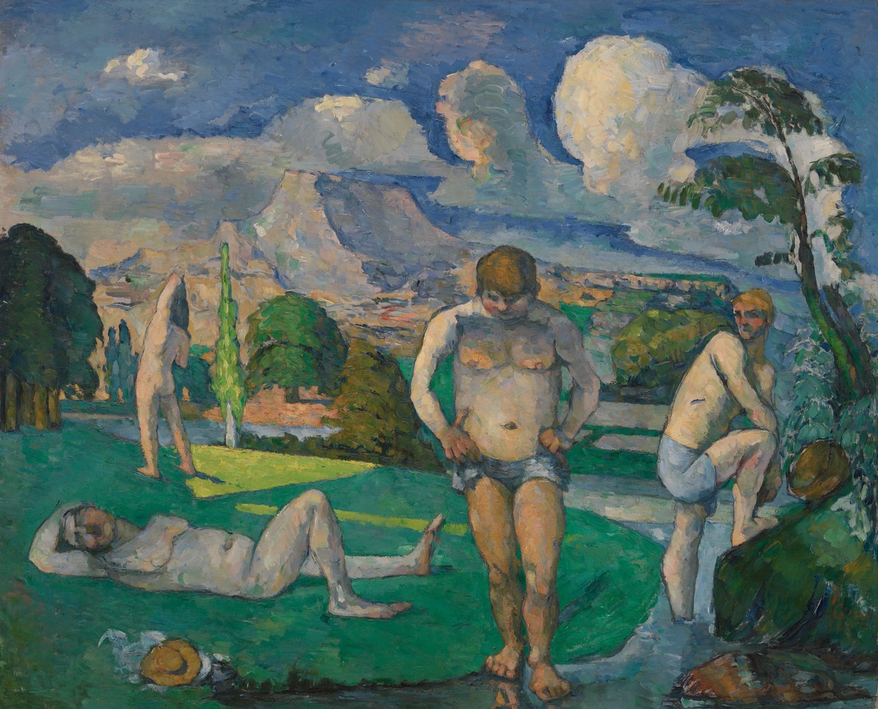 Badende in Ruhe von Paul Cézanne