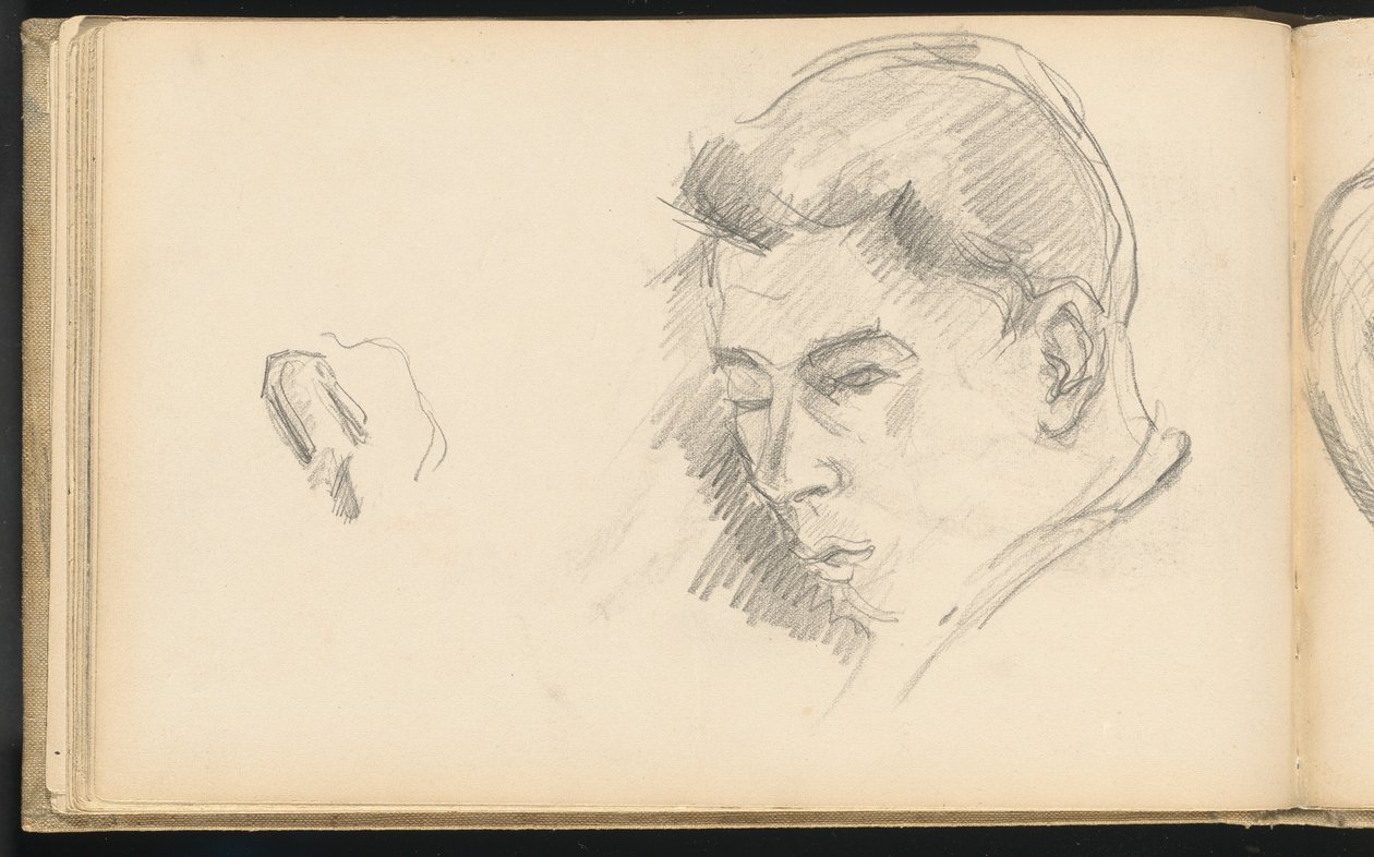 Kopf eines Jungen von Paul Cézanne